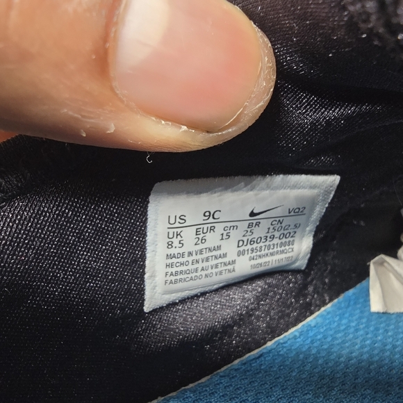 Nike Shoe 9 C Youth Toddler Flex Runner Sneakers  DJ6039 002 - Picture 3 of 7